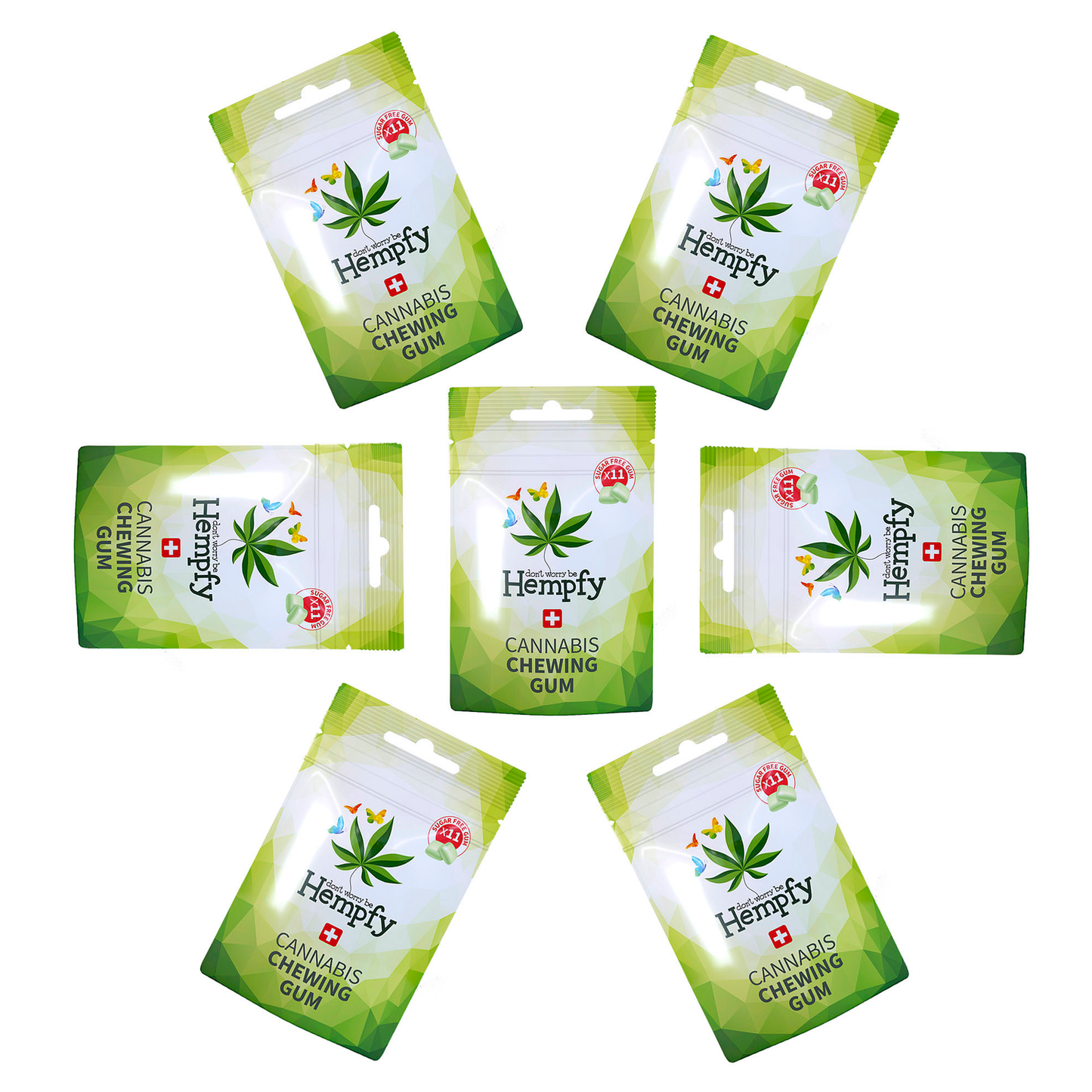 Guma do żucia Hempfy, opakowanie 7